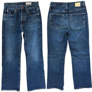 Adriano Goldschmied Kingsley Dark Wash HIGH-RISE CROPPED STRETCH DENIM Size 26